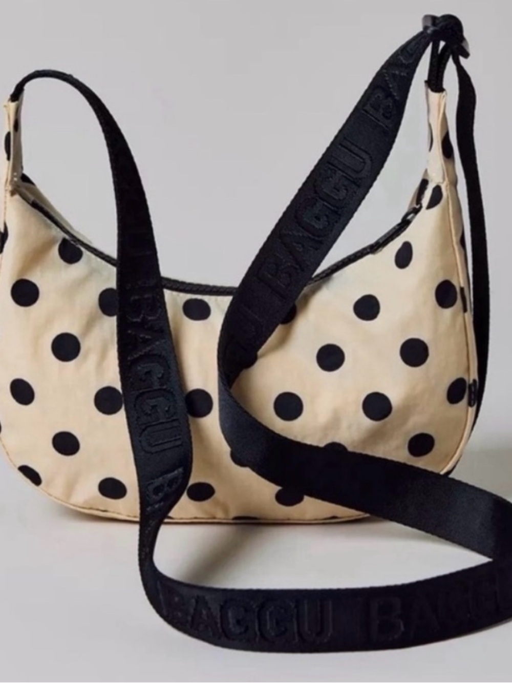 BAGGU Polka Dot Shoulder medium Bag